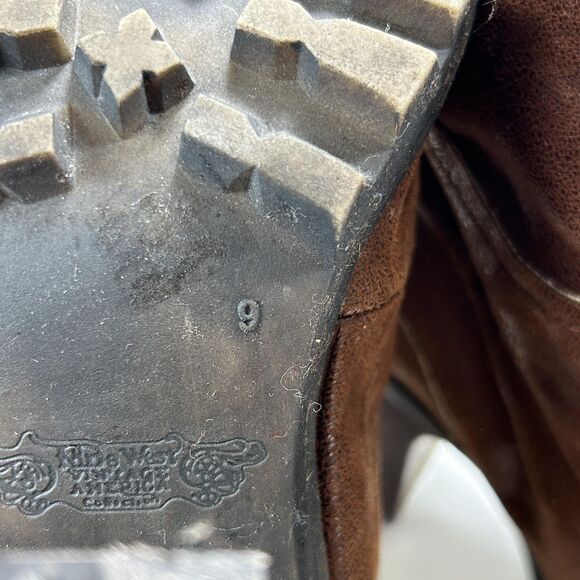 Y2K Nine West Vintage America Shoes Womens 9 Brown Chunky Lug Boho Grunge Indie - Picture 7 of 8